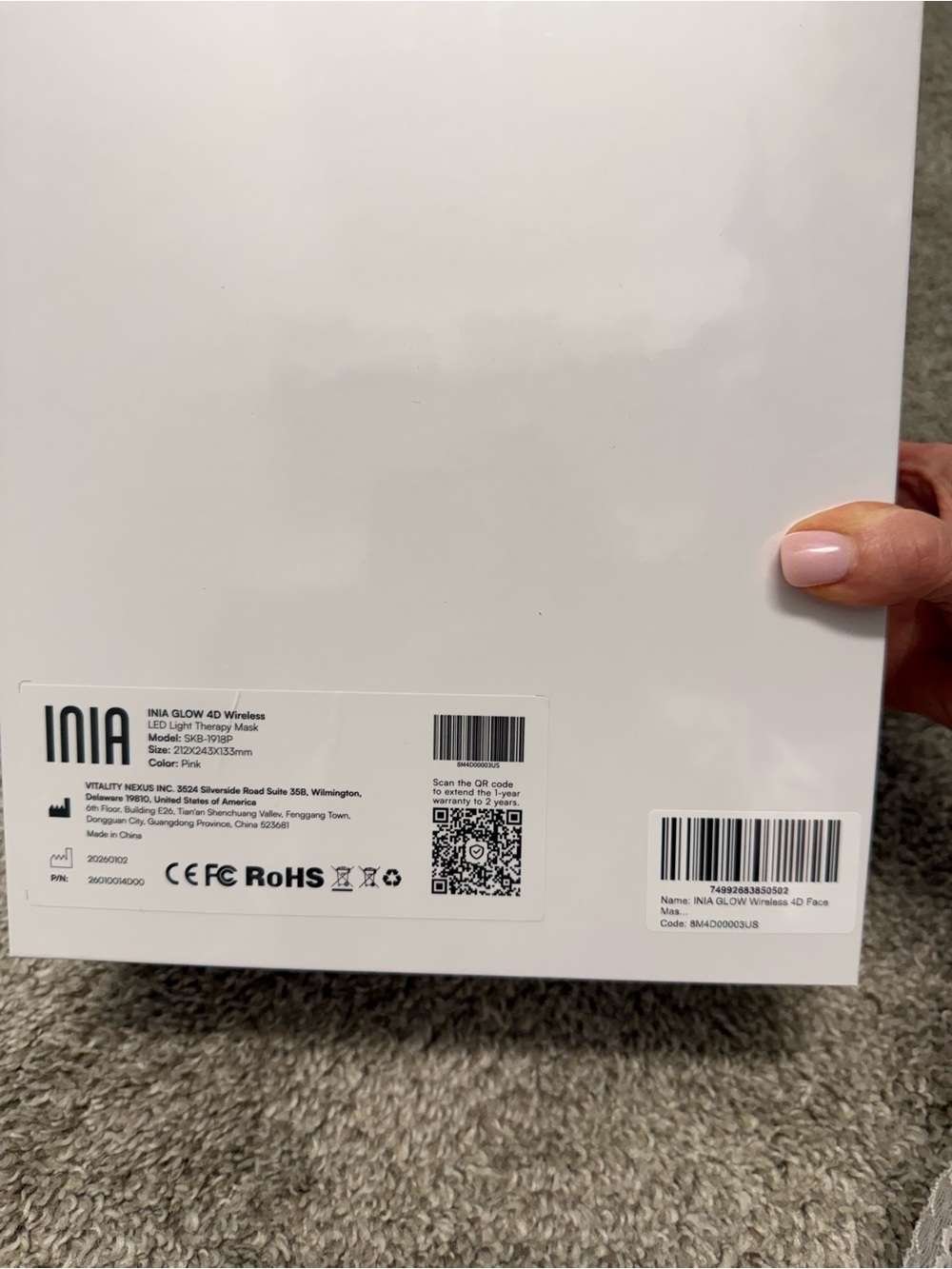 Inia LED Mask - Picture 5 of 5